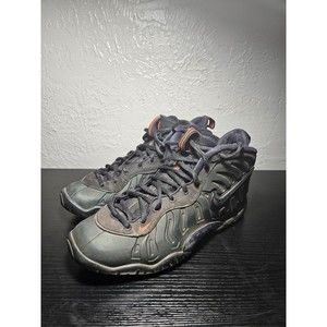 Nike Air Foamposite Pro Sequoia  6.5Y Basketball Shoes Camo Green
